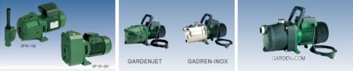 Автоматические насосные станции (AQUAJET - AQUAJET-INOX); насосы для садоводства (GARDENJET - GARDEN-INOX - GARDEN-COM).