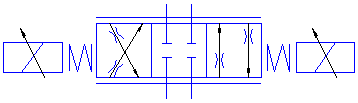Гидрораспределитель пропорциональный РП 6-44 предназначен для управления скоростью и направлением движения выходного звена гидравлического исполнительного механизма