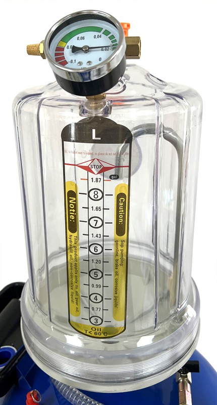 Установка откачки замены масла TF-6272TPG, мерный цилиндр.