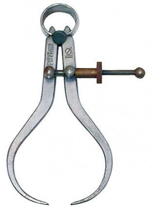 Кронциркуль ручной, тип B, с регулировочным винтом, измерительный инструмент, Россия.