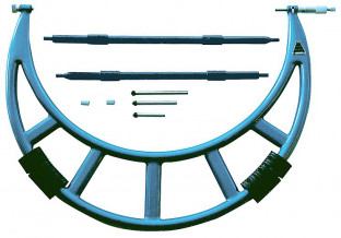 Микрометр отраслевой для измерения наружного диаметра труб МО 9, производство Россия.