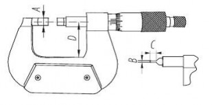 МО-2 микрометр лезвийный, производство Россия.