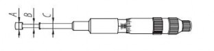 МО6 микрометр отраслевой для измерения ширины канавок, производство Россия.