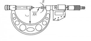 МОЦ6 микрометр цифровой для измерения диаметра зубчатого колеса, производство Россия.
