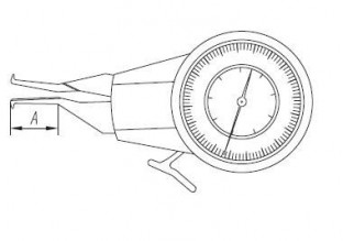 Нутромер отраслевой с отчетом по круговой шкале рычажного типа НОК-2, измерительный инструмент, Россия.