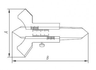 Шаблон-катетомер сварщика УШС-2, измерительный инструмент, Россия.
