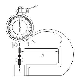 ТИСР толщиномер индикаторный роликом схема