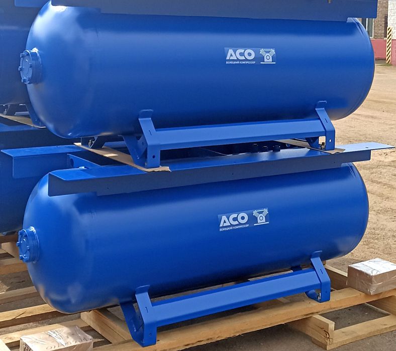 Ресиверы горизонтальные с плитой, Бежецк Ресивер горизонтальный РГ500/16 с плитой, АСО, Бежецк.