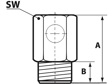 Пресс-масленка с воронкой угловая D2, угол 90, схема.
