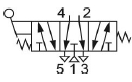 Пневмосхема распределителя 5Р6-362-3.