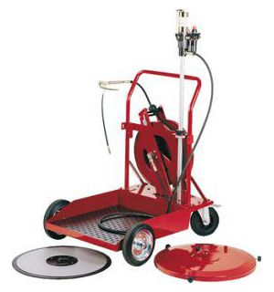 4911 Комплект раздачи смазки пневматический, на тележке, для бочек 10 л, Flexbimec.