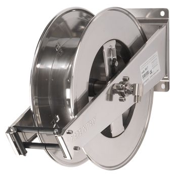 Катушка шланговая открытая из нержавеющей стали. 9517, 9521, 9522 катушка шланговая открытая из нержавеющей стали, Flexbimec.