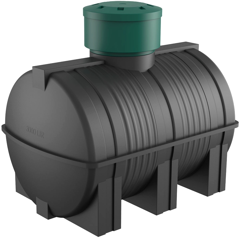 D 3000 емкость топливная пластиковая подземная, для дизельного топлива, питьевой и технической воды, талых и сточных, вод.