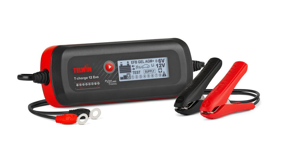 Зарядное устройство T-CHARGE 12 EVO, 220 В, Telwin. Зарядное устройство T-CHARGE 12 EVO, 220 В, Telwin.