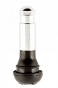 Вентиль резиновый TR414C, с хром. насадкой и колпачком.