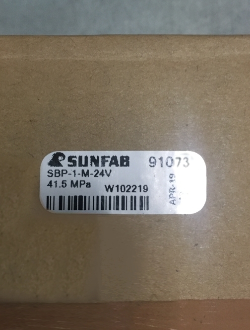 Клапаны для насосов Sunfab By-Pass SBP-1-M 24V.