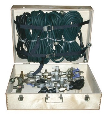 Пневмотестер тормозного привода М-100 Мета, прибор проверки пневмопривода.