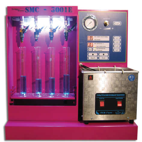SMC-3001E стенд УЗ для очистки и диагностики инжекторов без автоматического слива.