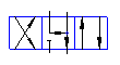Схемы распределения рабочей жидкости для распределителей Ду=6, 10 мм