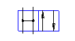 Дополнительные схемы распределения рабочей жидкости для распределителей с электромагнитным управлением Ду=6, 10 мм